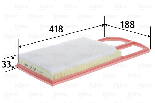 Filtr powietrza 585395 valeo